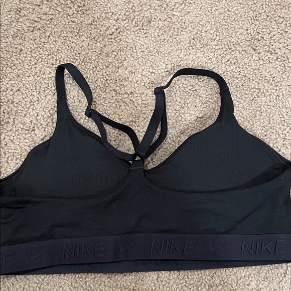 Nike Women's Black Strappy Sports Bra - Picture 3 of 3